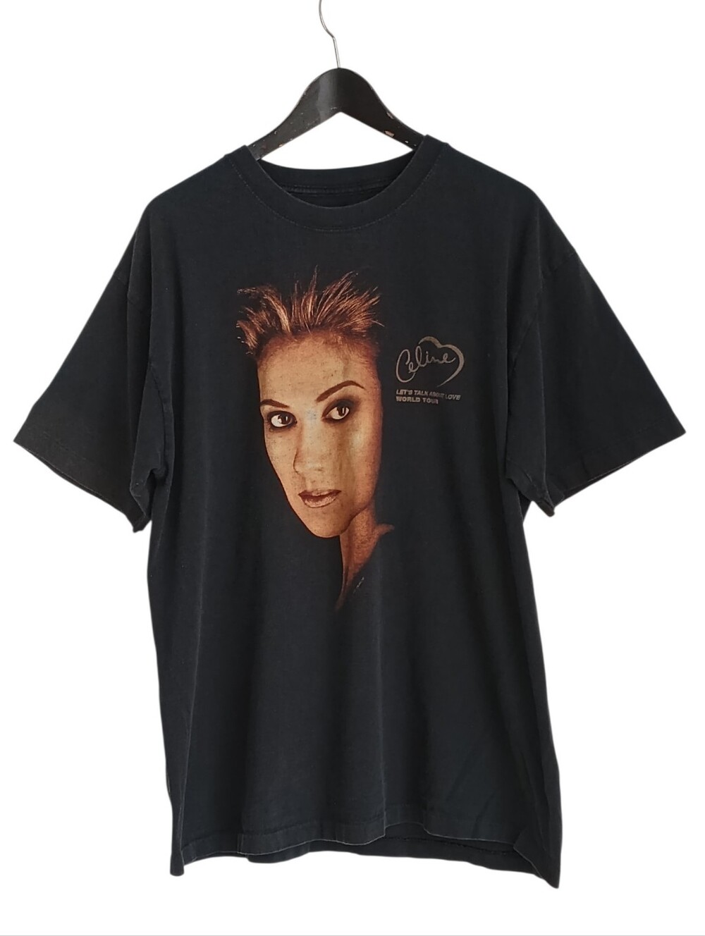 VTG 1998 Celine Dion Let's Talk About Love Tour Tee Single Stitch 23.25x29.25
